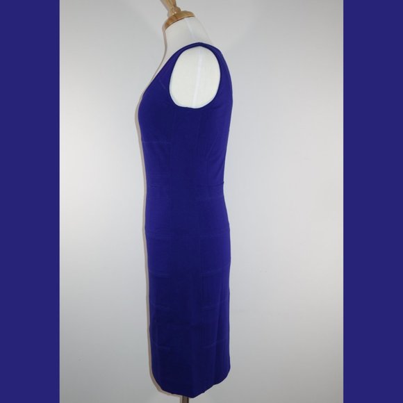 Cluny Royal Blue Paneled Tank Dress - Size 6 - Picture 3 of 15